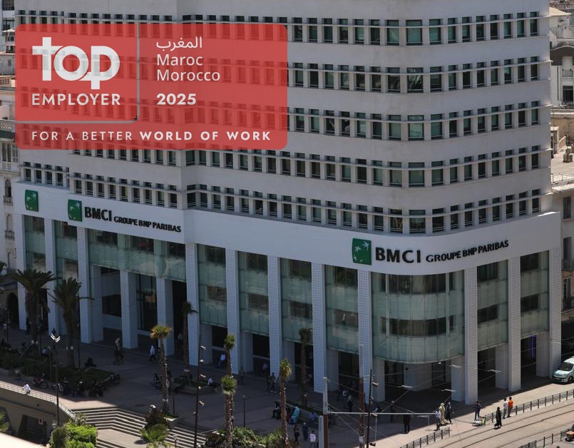 BMCI décroche la certification "Top Employer 2025" au Maroc